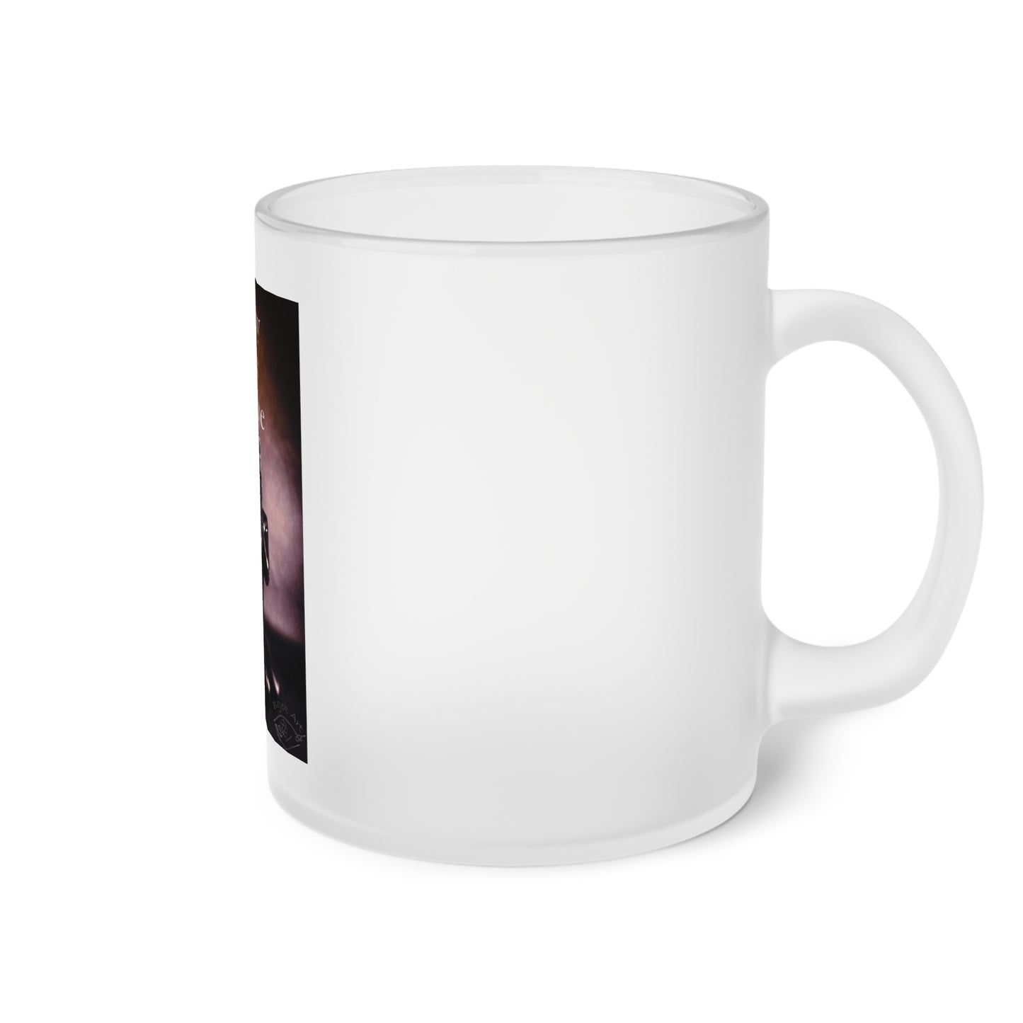 Frosted Glass Mug "Enjoy"