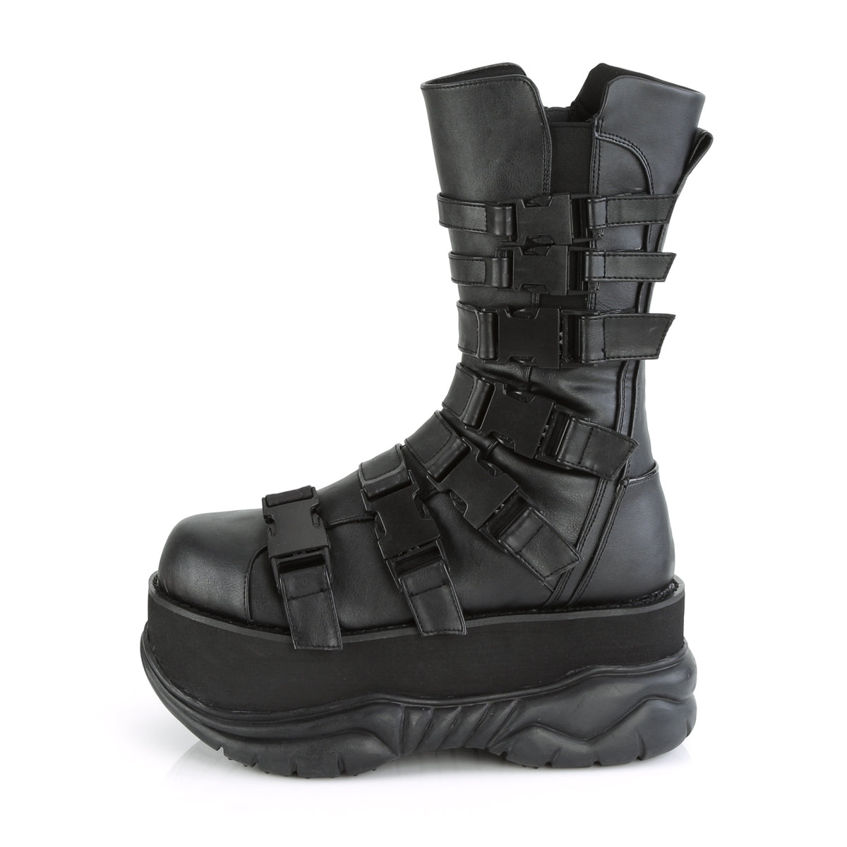 Demonia Neptune-210 3" PF Mid Calf Boot, Side Zip