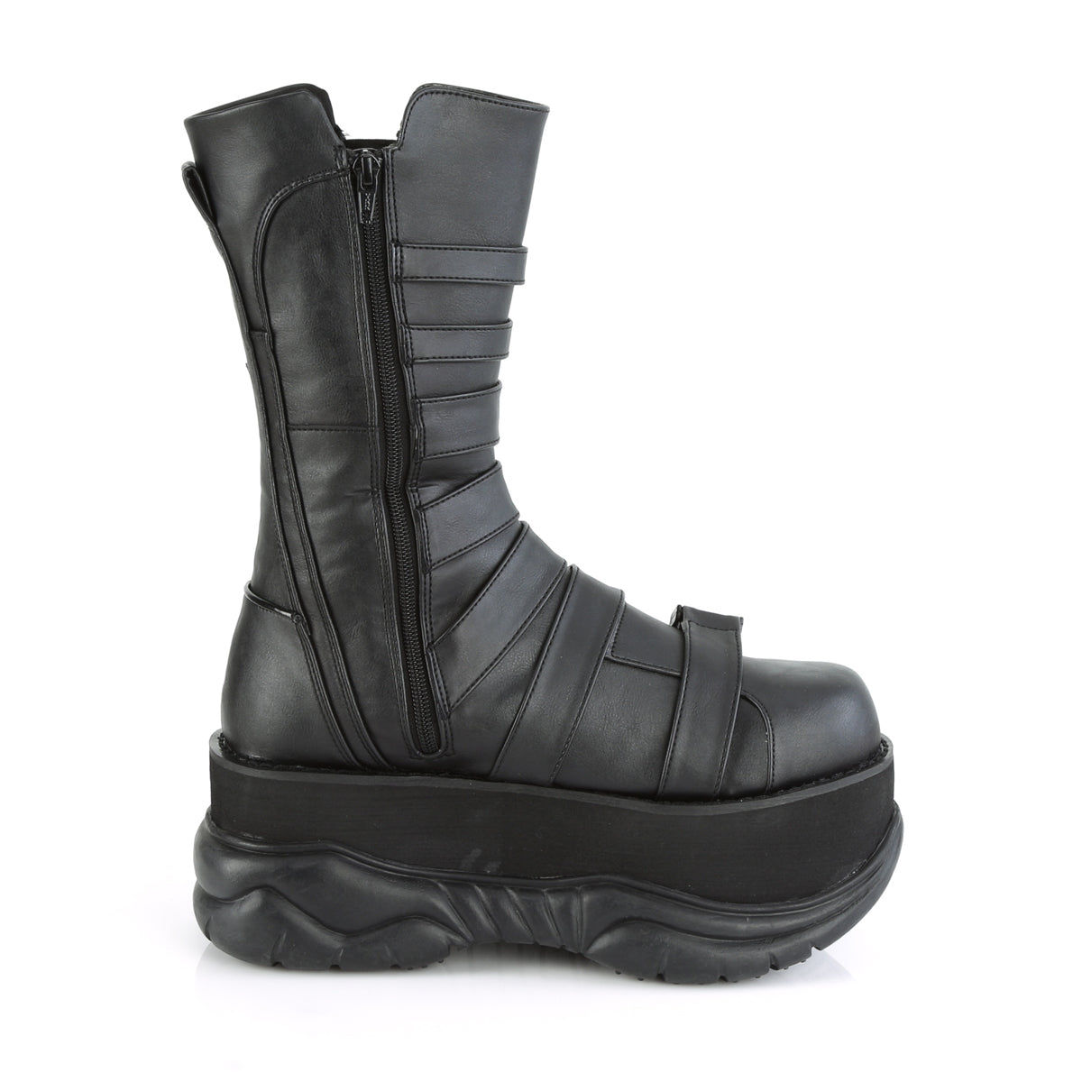 Demonia Neptune-210 3" PF Mid Calf Boot, Side Zip