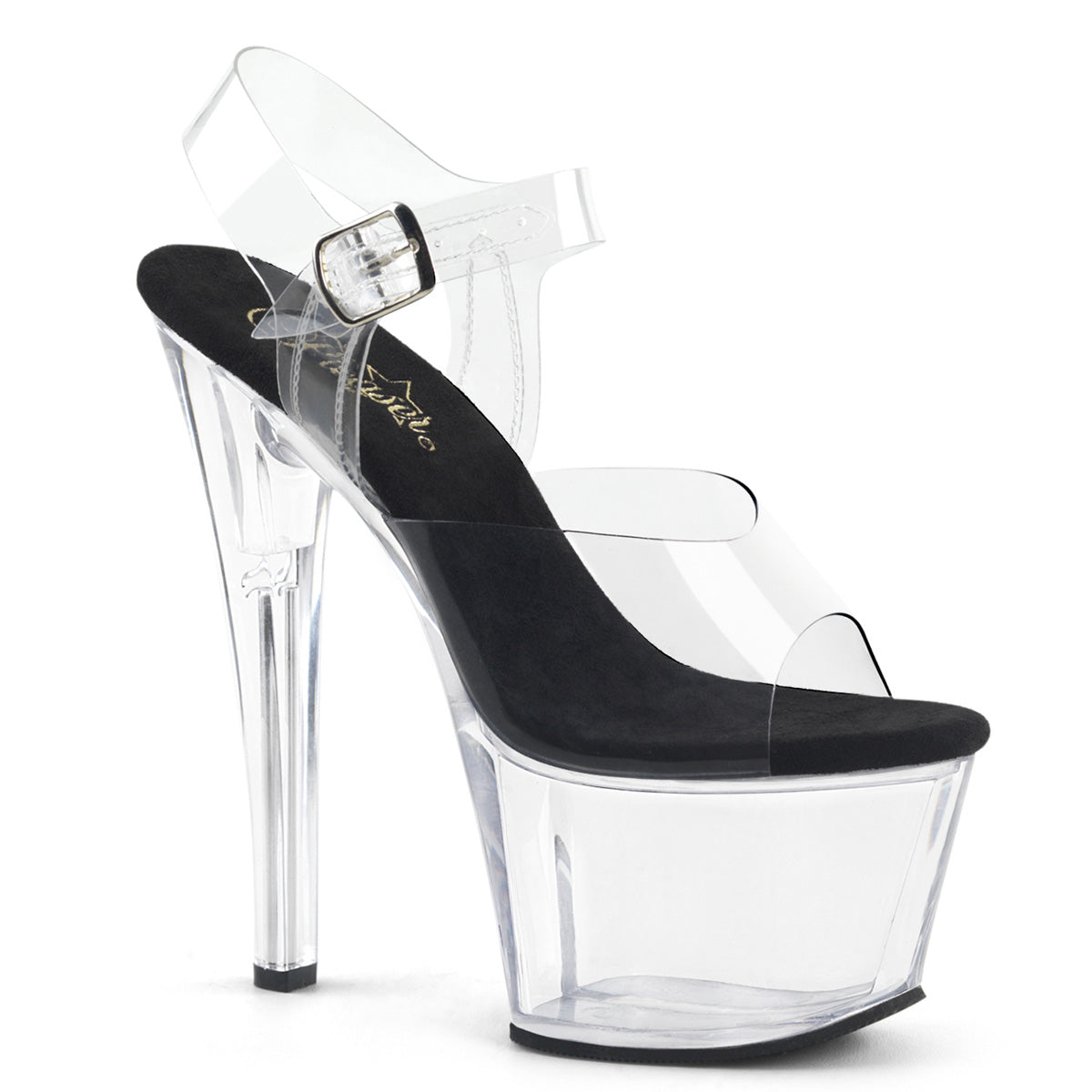 Pleaser Sky-308  7" Heel, 2 3/4" PF Ankle Strap Sandal